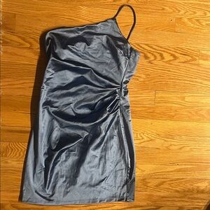 Windsor Gray One-Shoulder Dress